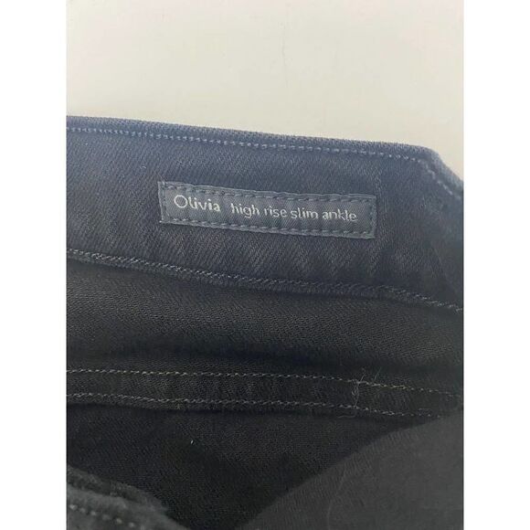 Citizens of Humanity Olivia High Rise Slim Ankle Jeans Black Skinny - Size 26 - Picture 9 of 12